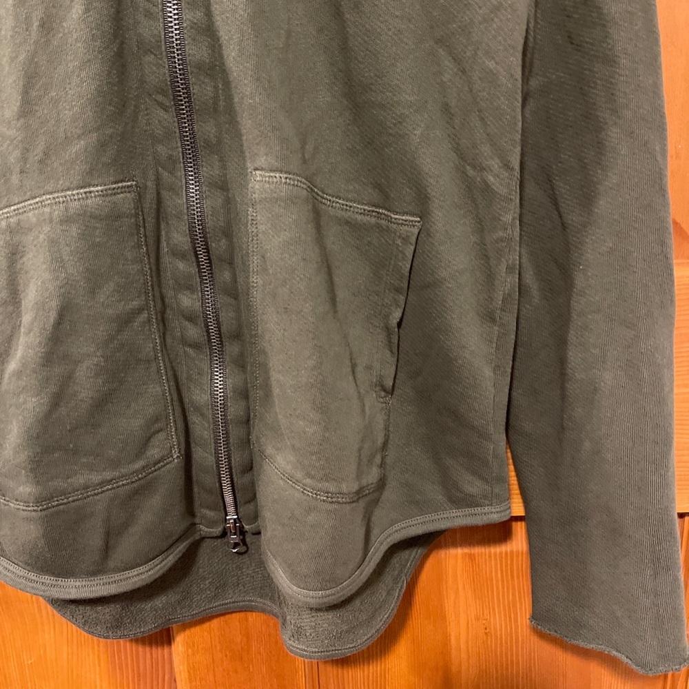 ATM Anthony Thomas Melillo French Terry Full Zip Hoodie Jacket - Picture 5 of 8